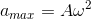 a_{max}=A\omega ^{2}