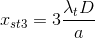 x_{st3}=3\frac{\lambda _{t}D}{a}