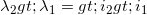 \small \lambda _{2}>\lambda _{1}=> i_{2}>i_{1}