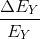 \frac{\Delta E_{Y}}{E_{Y}}