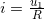 \inline i= \frac{u_{1}}{R}