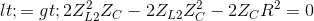 <=> 2Z_{L2}^{2}Z_{C}-2Z_{L2}Z_{C}^{2}-2Z_{C}R^{2}=0