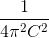 \frac{1}{4\pi ^{2}C^{2}}