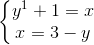 \left\{\begin{matrix} u=4-v\\v^{2}+2v-15=0 \end{matrix}\right.