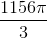 \frac{1156\pi }{3}