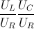 \frac{U_{L}}{U_{R}}\frac{U_{C}}{U_{R}}