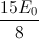 \frac{15E_{0}}{8}