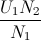 frac{U_{1}N_{2}}{N_{1}}