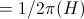 \small L=1/2\pi (H)