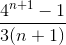 \frace_{4^{n + 1 - 1}}e_3(n + 1)