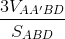 \frac{3V_{AA'BD}}{S_{ABD}}