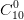 \dpi{100} C_{10}^{0}