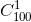 C_{100}^{1}