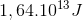 1,64.10^{13} J