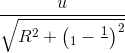 \frac{u}{\sqrt{R^{2}+\left ( \omega L_{1}-\frac{1}{\omega C} \right )^{2}}}