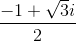 \frac{-1+\sqrt{3}i}{2}