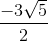 \frac{-3\pm i\sqrt{5}}{2}