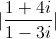 |\frac{1+4i}{1-3i}|