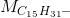 M_{C_{15}H_{31}-}