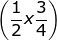 fn_jvn small left ( frac{1}{2}x frac{3}{4} right )